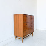 Mid Century Modern Highboy Dresser by Harmony House