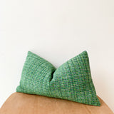 Multi-Green Tweed Pillow