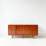 Mid Century Cherry Media Cabinet