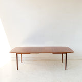 Mid Century Gustav Bahus Dining Table with 2 Leaves