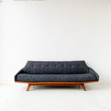 Mid Century Modern Gondola Sofa with New Upholstery