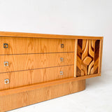 Mid Century Modern Brutalist Low Dresser/Sideboard