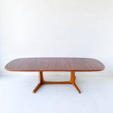 Danish Teak Niels Moller for Gudme Dining Table with 2 Leaves