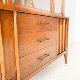 Mid Century Modern Sculpted Front Hutch