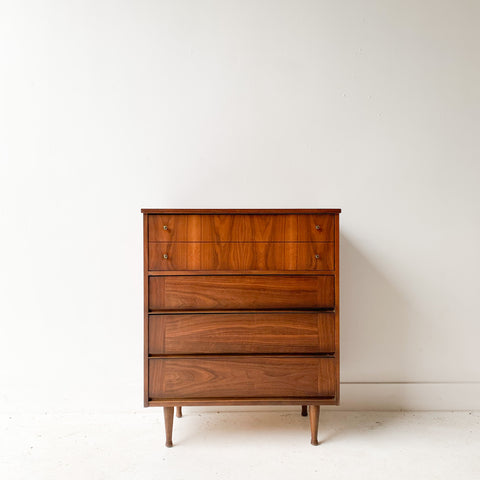 Walnut Highboy Dresser