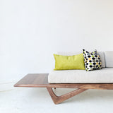 Black Walnut Platform Sofa with Floating End Tables by atomic