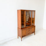 Mid Century Modern Sculpted Front Hutch