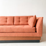 Adrian Pearsall Sofa with All New Orange Upholstery