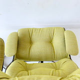 Mid Century Modern Plycraft Lounge Chair and Ottoman with New Upholstery