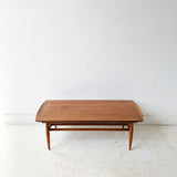 Mid Century Coffee Table w/ Tapered Legs
