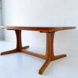 Danish Teak Niels Moller for Gudme Dining Table with 2 Leaves