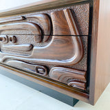 Mid Century Sculpted Sideboard by Pulaski #2