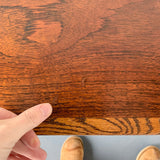 Mid Century Modern Teak Sliding Top Desk