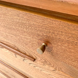 Mid Century Solid Wood Highboy Dresser
