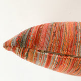 Red/Pink Stripe Lumbar Pillow