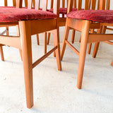 Set of 6 Cherry Dining Chairs