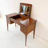 Mid Century Modern Mahogany Desk/Vanity by Drexel