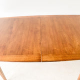 Mid Century Walnut Dining Table w/ 3 Leaves