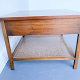 Lane End Table with Cane Shelf