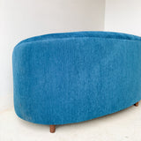 Vintage “Cloud” Style Sofa with New Upholstery