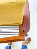 Danish Teak Fabian Lounge Chair w/ New Upholstery