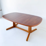 Danish Teak Niels Moller for Gudme Dining Table with 2 Leaves