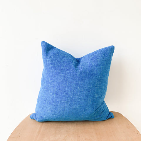 Electric Blue Pillow