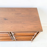 Mid Century Modern Dixie 9 Drawer Dresser