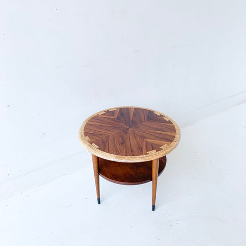 Mid Century Modern Round End Table by Lane
