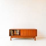 Mid Century Modern Teak Media Cabinet