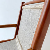 Hand Woven Walnut Chair by Neil Goss