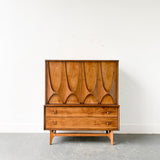 Mid Century Modern Broyhill Brasilia Highboy Dresser