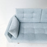 Rowe Sofa with New Light Blue Upholstery