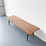 Mid Century Modern Slat Bench