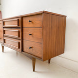 Mid Century Modern 9 Drawer Dresser