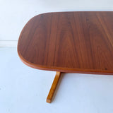 Danish Teak Niels Moller for Gudme Dining Table with 2 Leaves