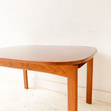 Vintage Teak Dining Table with 1 Leaf