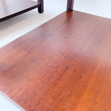Pair of Teak and Rosewood End Tables