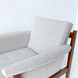 Pair of Mid Century Modern Paoli Lounge Chairs with New Upholstery