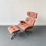 Plycraft Lounge Chair and Ottoman with New Upholstery