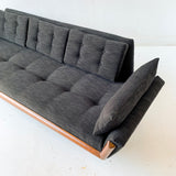 Mid Century Modern Adrian Pearsall Sofa with New Black Upholstery