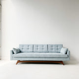 Rowe Sofa with New Light Blue Upholstery