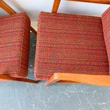 Pair of Mid Century Cherry Lounge Chairs