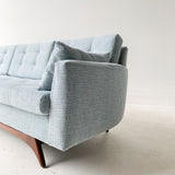 Rowe Sofa with New Light Blue Upholstery