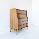 Mid Century Modern United Highboy Dresser