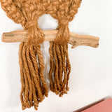 Vintage Macrame Owl