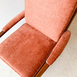 Cintique British Lounge Chair with New Upholstery