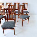 Set of 8 Schionning & Elgaard Danish Modern Teak Dining Chairs