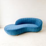 Vintage “Cloud” Style Sofa with New Upholstery