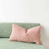 Pink Tweed Lumbar Pillow